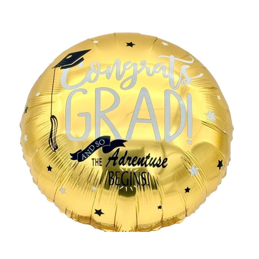 10" Congrats Grad Gold (50ct) - Party America