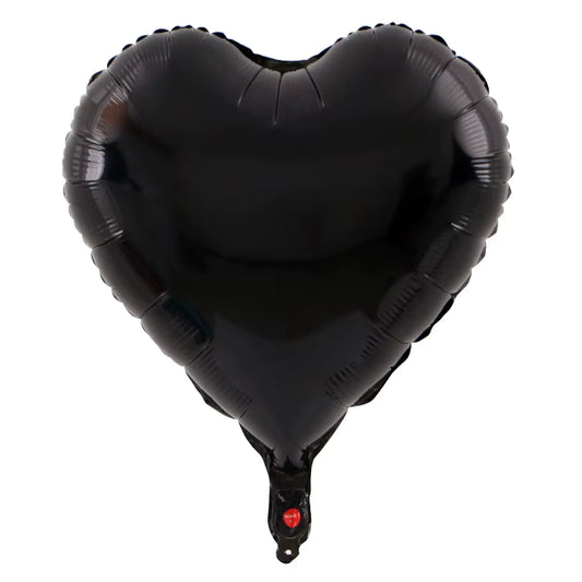 Corazón de 18" - Negro (20 unidades) - Party America
