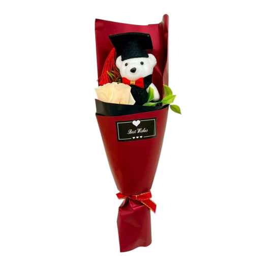 Oso de peluche de 10" con mensaje "Love" - Amscan