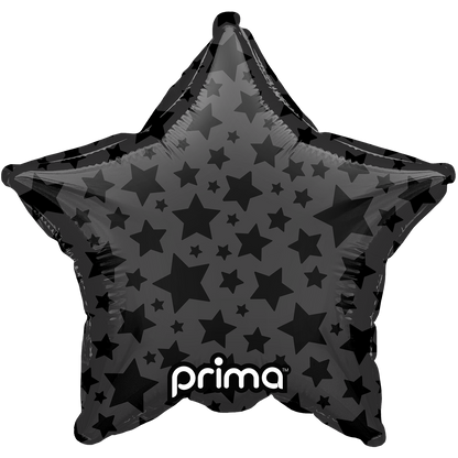 9" Star Black Shiny & Matte Stars