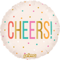 18" Round Cheers Colorful Dots