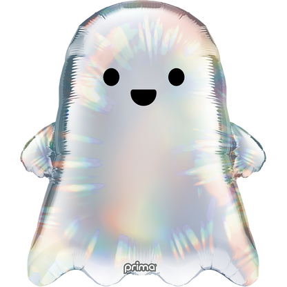 22" Cute Holographic Ghost Special Shape