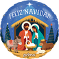 18" Round Feliz Navidad