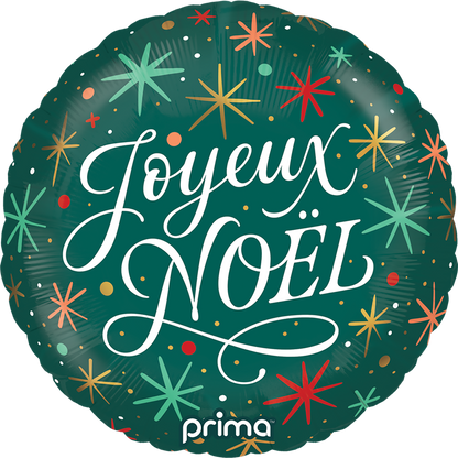 18" Round Joyeux Noel