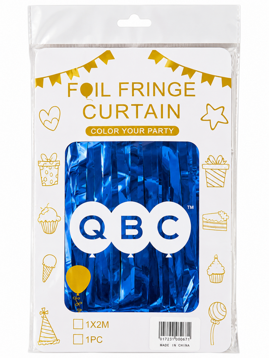 Straight Foil Door Curtains - QBC