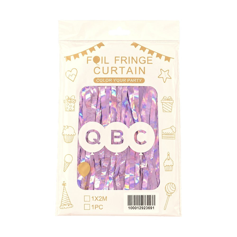 Straight Foil Door Curtains - QBC