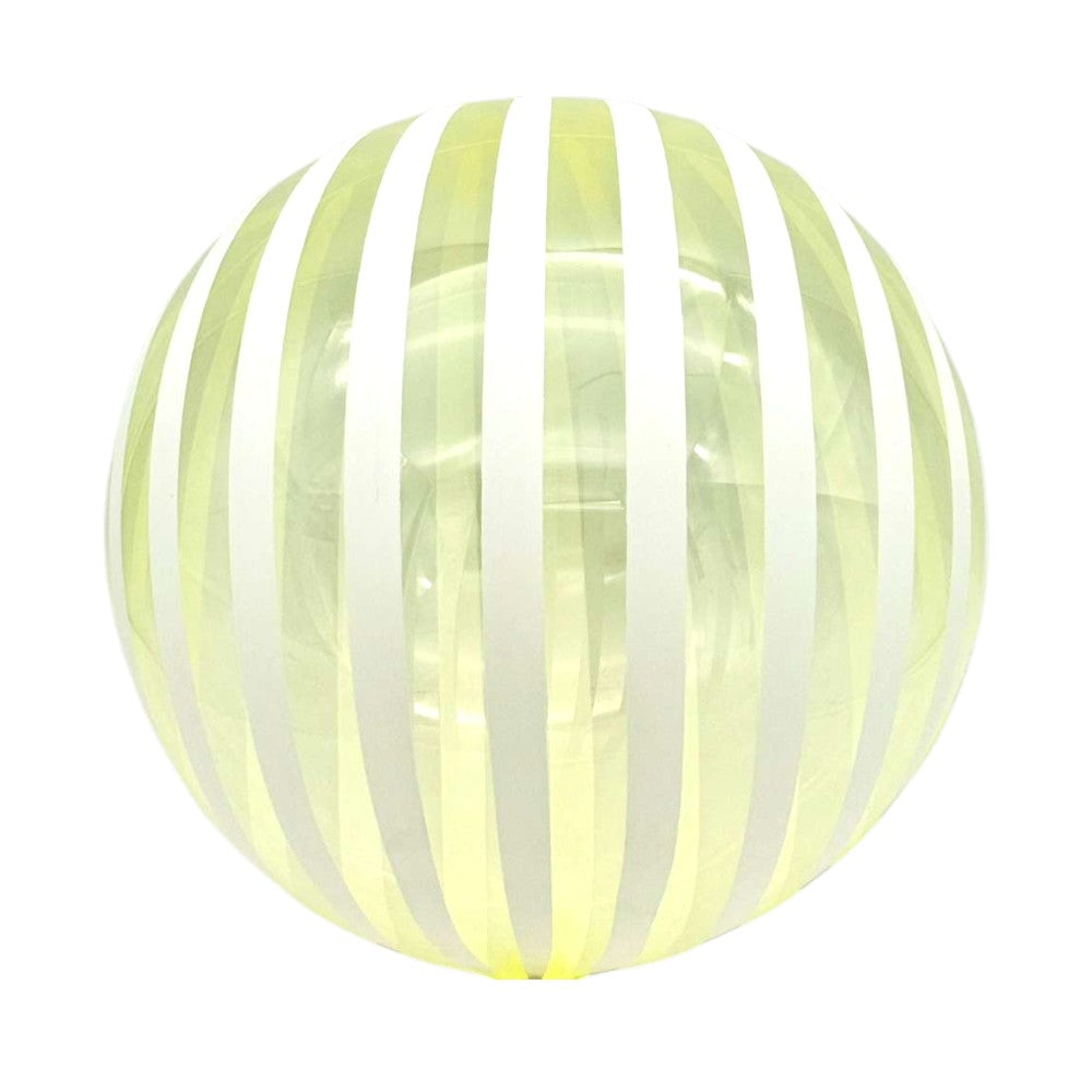 18" Stripe BOBO Balloon - Yellow