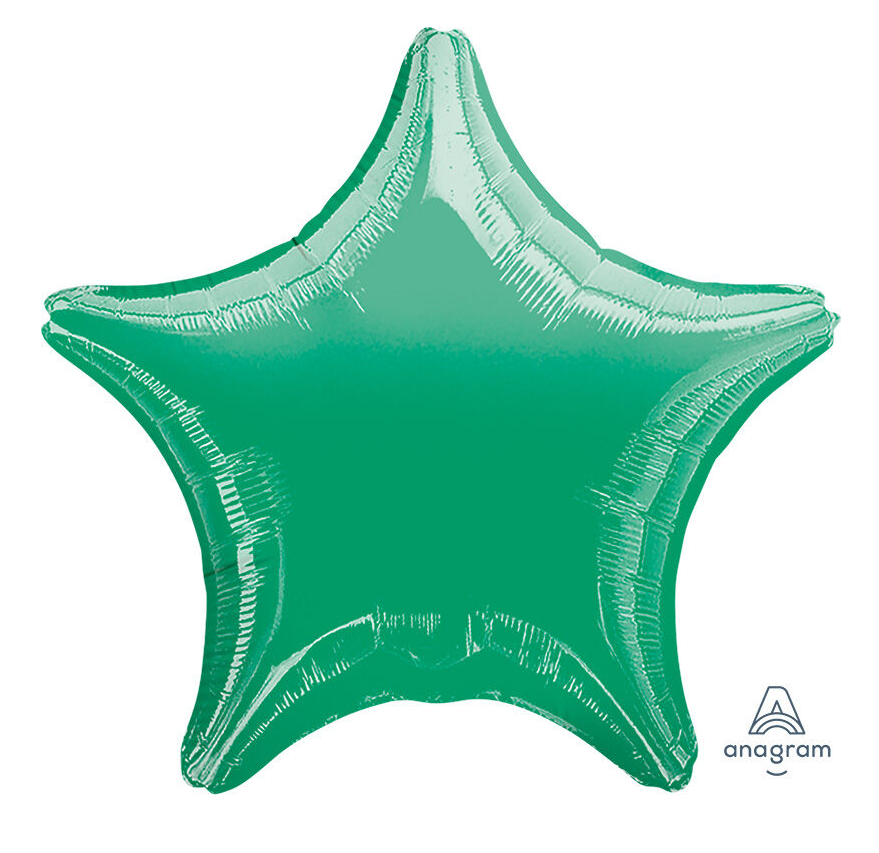 18" Estrella - Verde (100ud) - Anagram