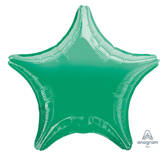 18" Estrella - Verde (100ud) - Anagram