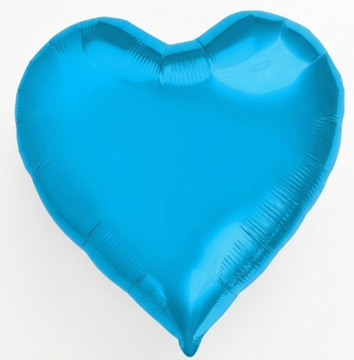 Globo Corazón 18" - Azul Zafiro (20 unidades) - Party America