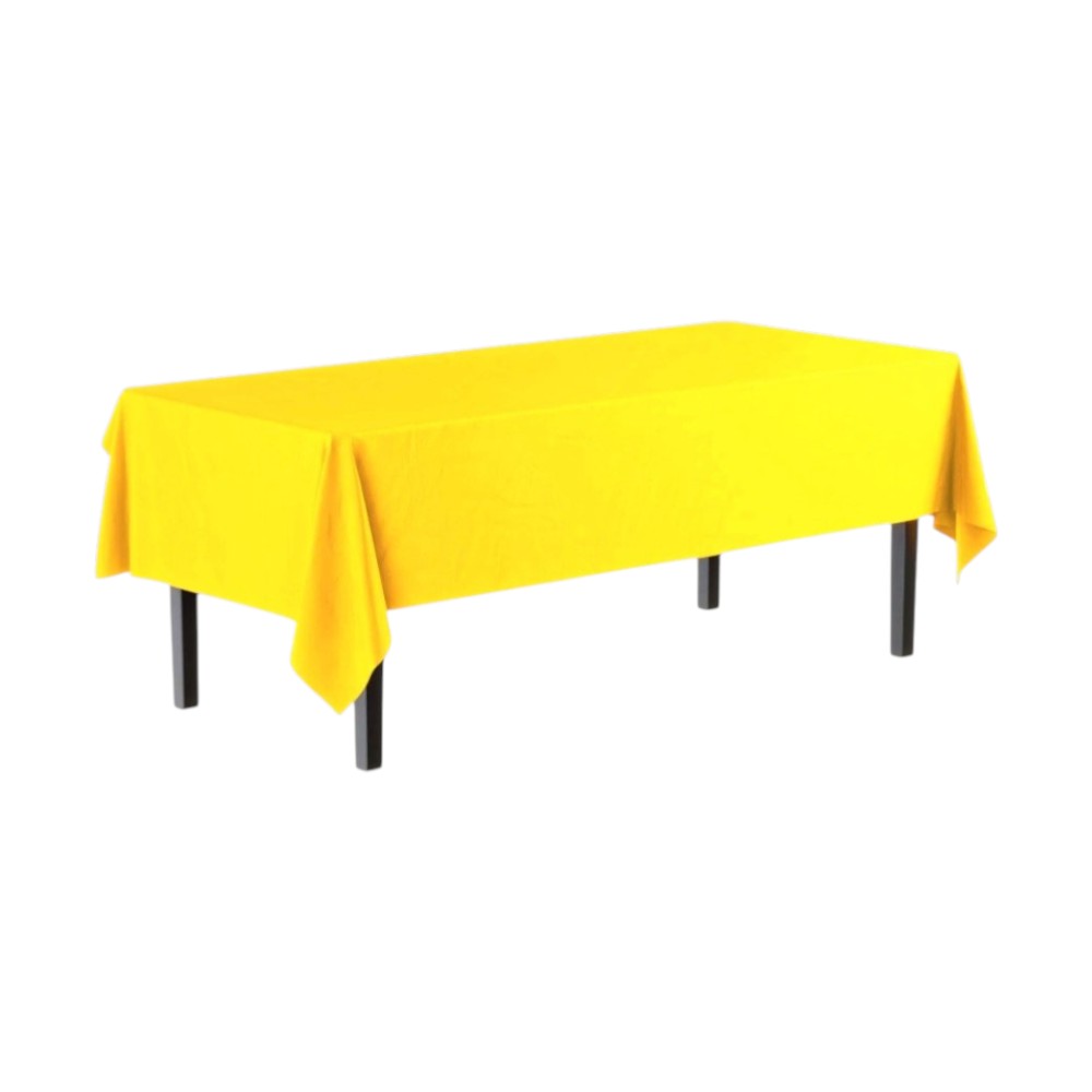 Mantel rectangular de alta resistencia de 108" - Color liso