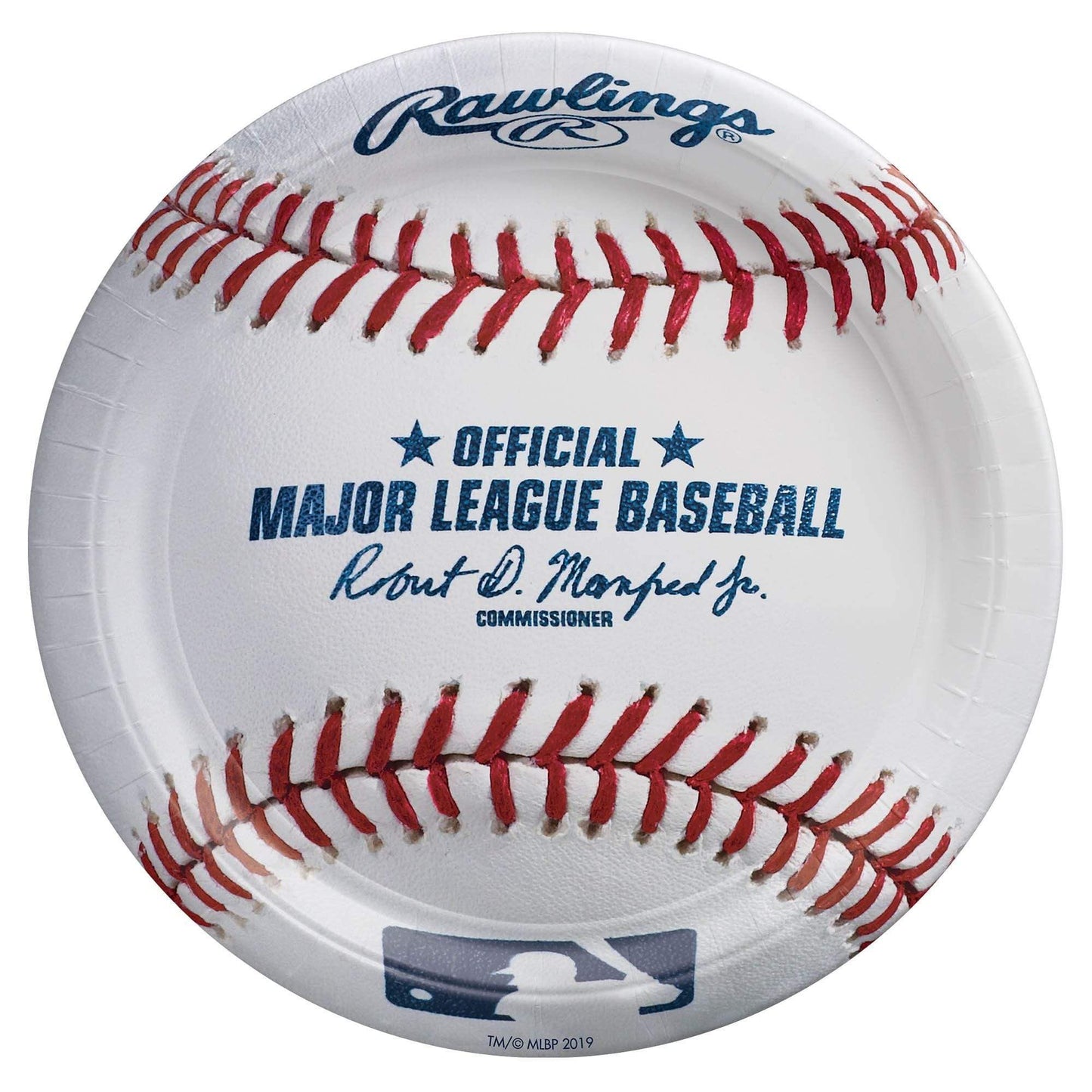 Rawlings 9" MLB plates (8 Count) - Amscan