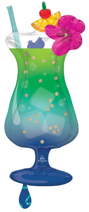Anagram 37" Blue Hawaiian Drink - Pk