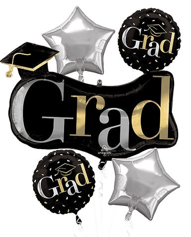 Class Dismissed Foil Balloon Bouquet