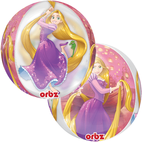 16" Tangled Clear Orbz Foil Balloon 1ct - Anagram
