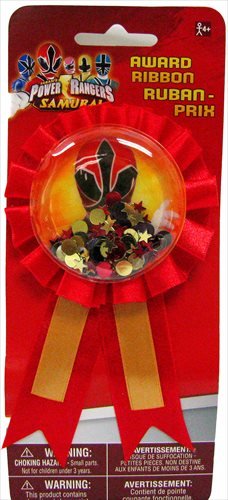 Award Ribbon - Power Rangers Samurai - Amscan