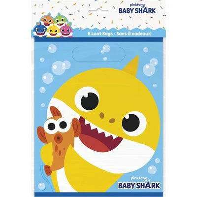 Baby Shark Loot Bags 8ct - Unique