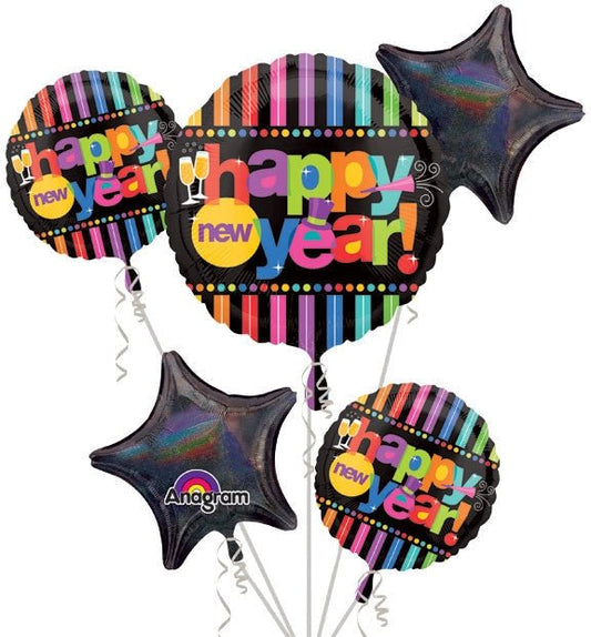 Balloon Bouquet - Bright New Year's Eve