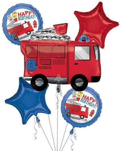 Balloon Bouquet - First Responder Happy Birthday