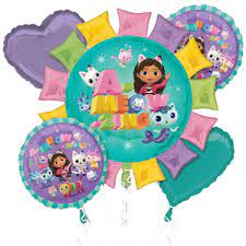 Balloon Bouquet - Gabby Dollhouse Balloon Bouquet