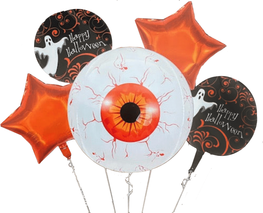 Balloon Bouquet - Halloween Eyeball