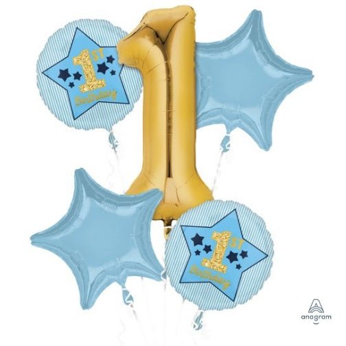 Balloon Bouquet - Happy Birthday 1st Birthday