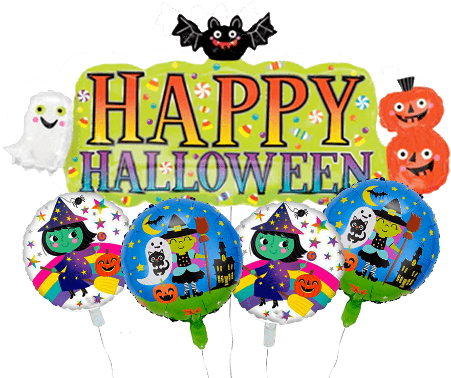 Balloon Bouquet - Happy Halloween