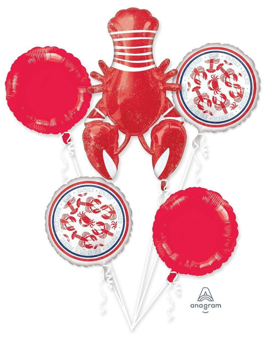 Balloon Bouquet - Lobster Red
