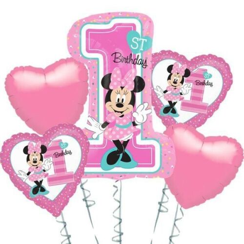 Balloon Bouquet - Minnie Mouse 1st Birthday