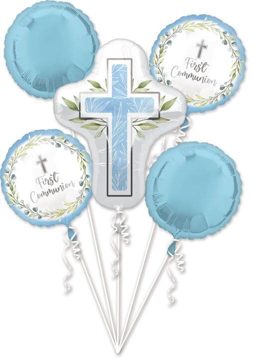 Balloon Bouquet - My First Communion