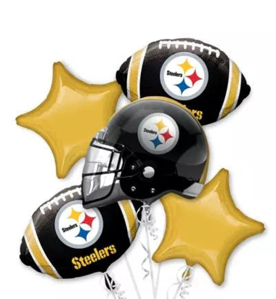Balloon Bouquet - NFL Steelers