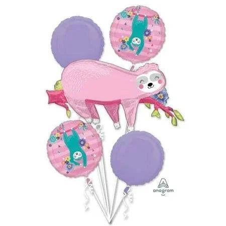 Balloon Bouquet - Pink Sloth