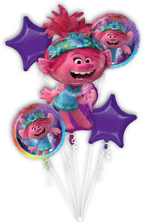 Balloon Bouquet - Trolls World Tour