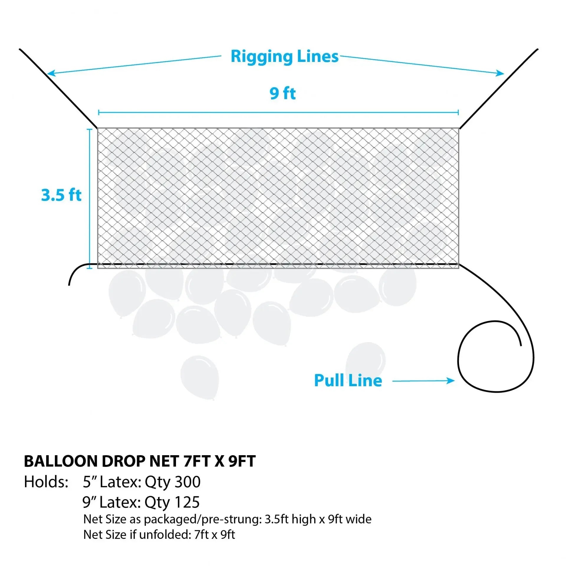 Balloon Net Pre - Strung™ (9ft x 3.5ft)