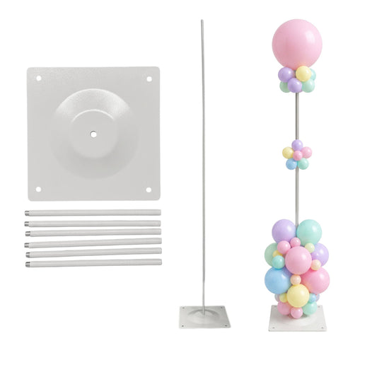 70" Indoor Metal Balloon Column Stand - Winner Party