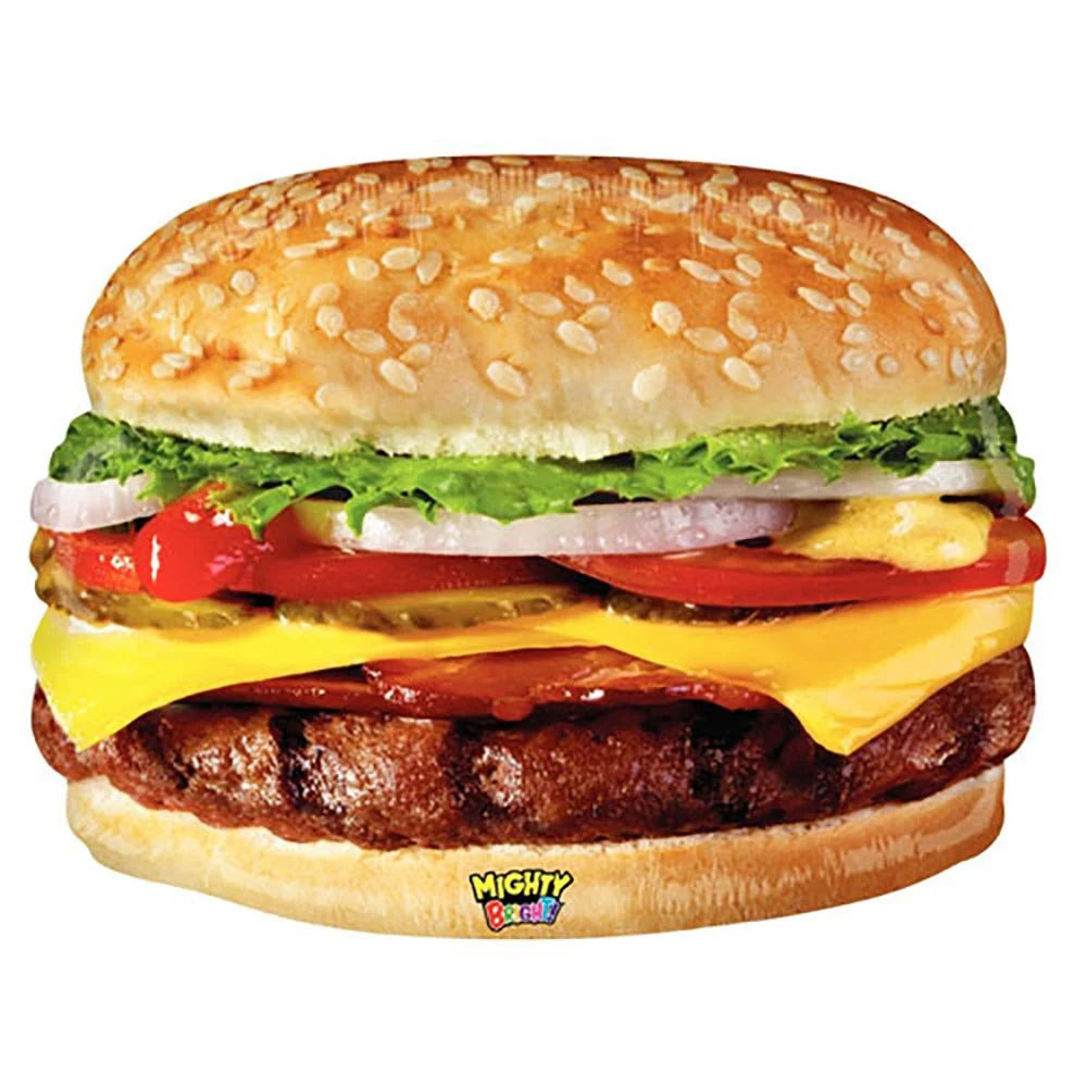 31" Cheeseburger Photographic Foil Balloon - Betallic