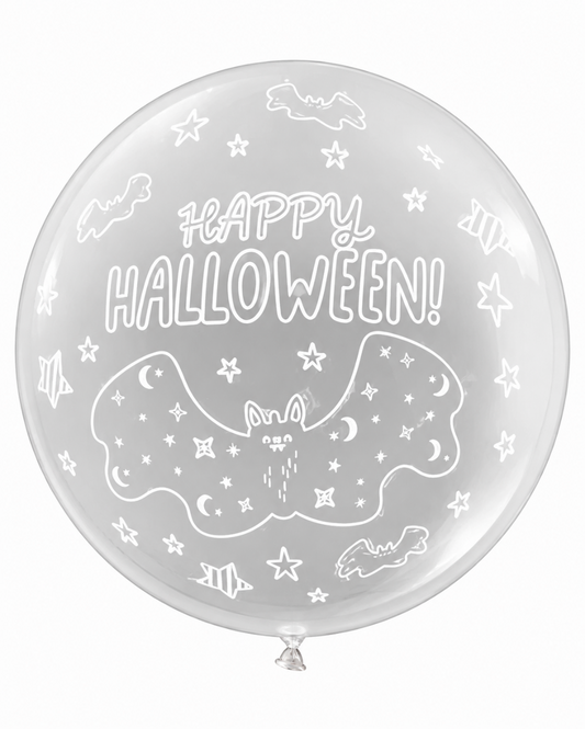 Globo burbuja de 18" - Feliz Halloween