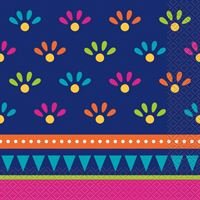 Boho Fiesta Luncheon Napkins 20ct - Unique