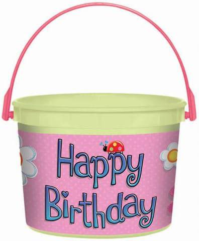 Bucket - Happy Birthday Garden