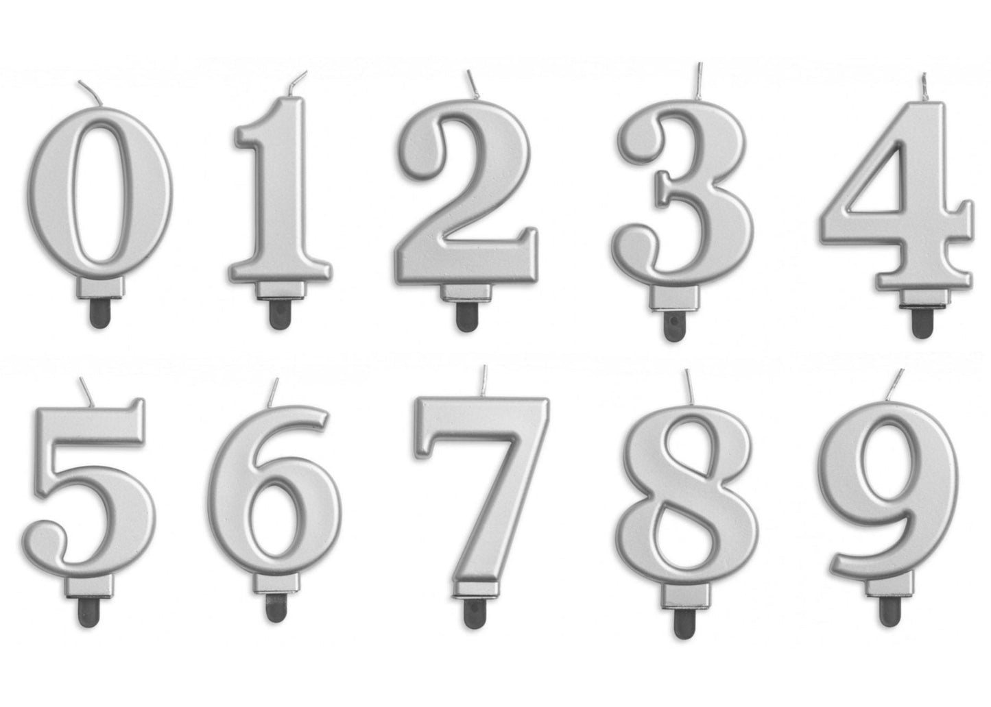Candle - Silver Number (1ct)