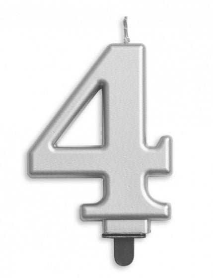 Candle - Silver Number (1ct)