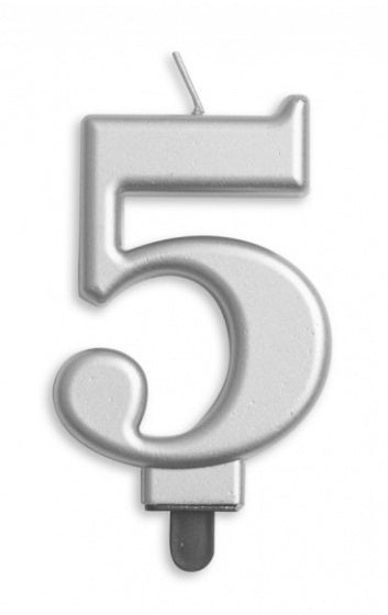 Candle - Silver Number (1ct)