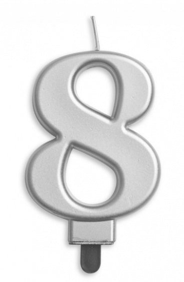 Candle - Silver Number (1ct)