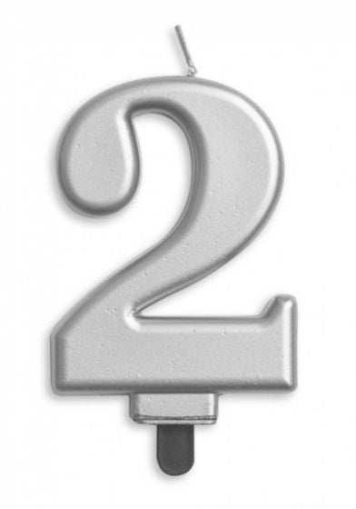 Candle - Silver Number (1ct)