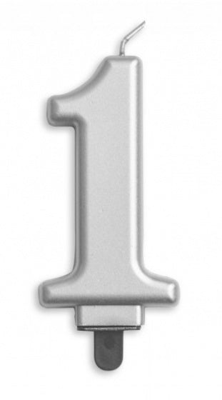 Candle - Silver Number (1ct)