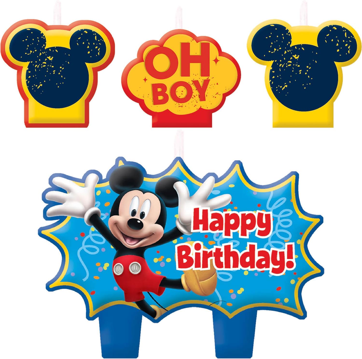 Candles - Disney Mickey Fun and Friends (4ct)