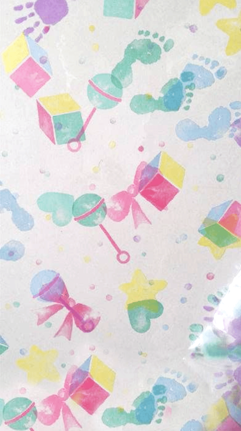 Cello Bag - Baby Prints (25ct)