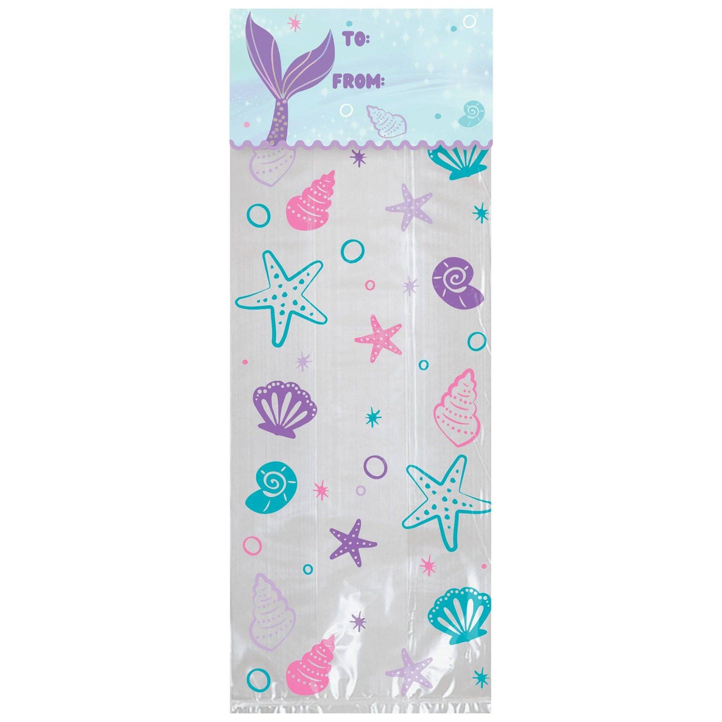 Cello Bags - Shimmering Mermaid (20ct)