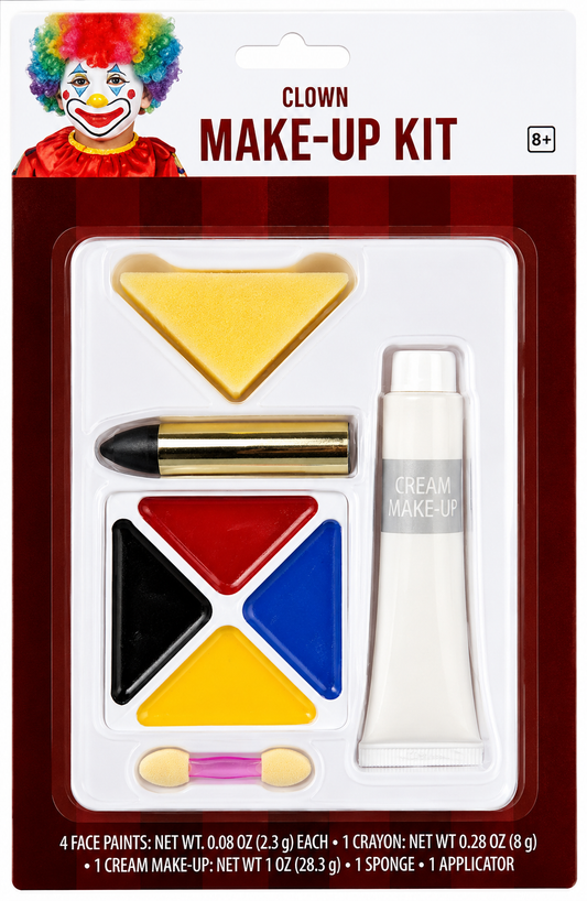 Clown Make-up Kit (8ct) - Amscan