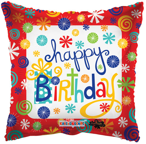 Conver USA 18" Happy Birthday Foil Balloon